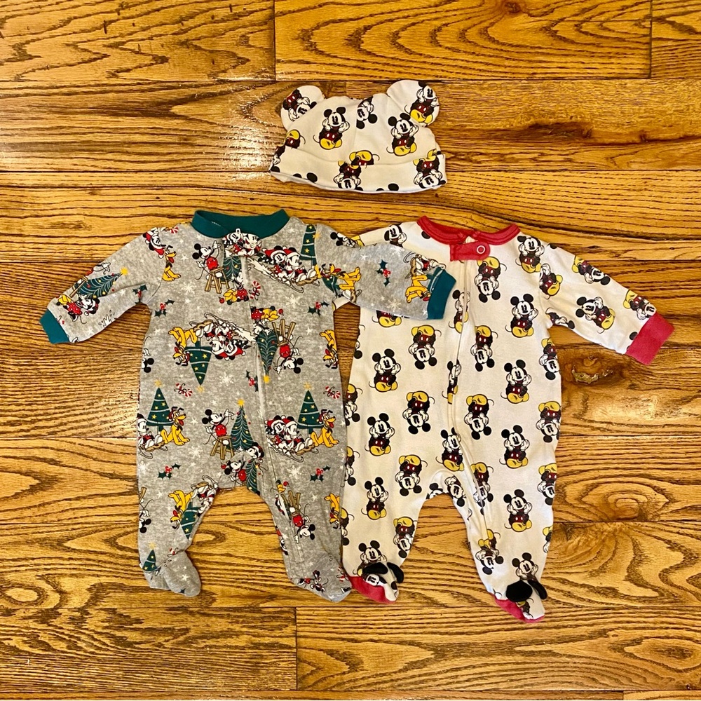 Disney Mickey Mouse Baby Bundle - 0-3mo